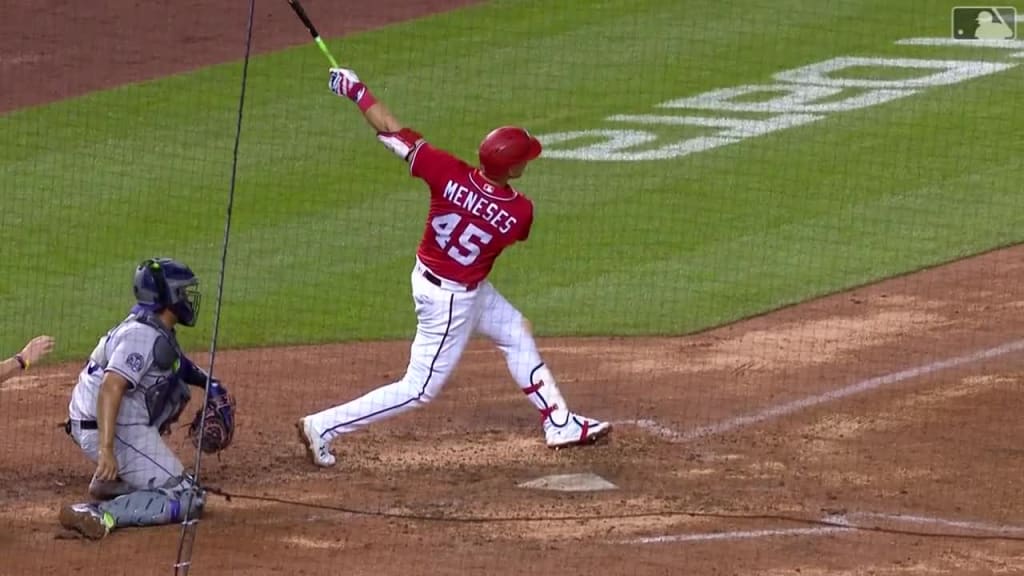 Joey Meneses homers, drives in 3 runs as the Nationals rally past the  Brewers 5-3 - ABC News