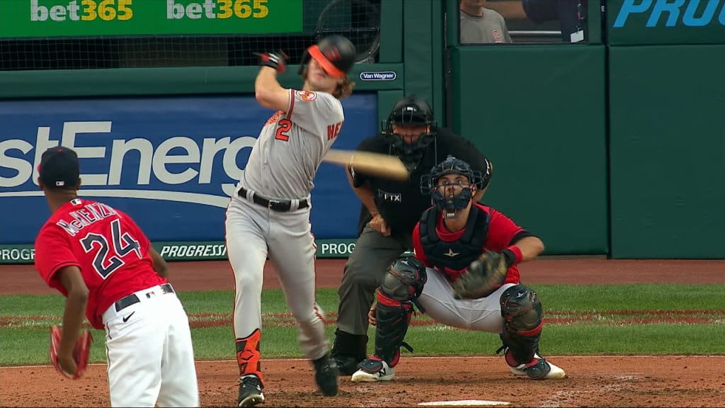 Gunnar Henderson is the 1st Orioles player to hit a home run in his MLB  debut since Trey Mancini in 2016. At 21 years and 63 days old, he is also  the