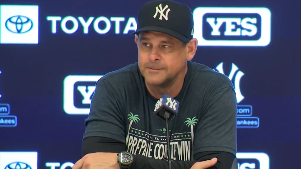 Aaron Boone on Giancarlo Stanton's elbow injury