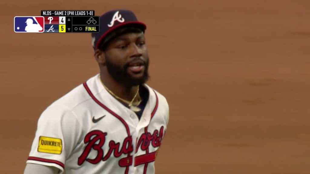Michael Harris II, Austin Riley combine for game-ending double play in  Braves' win over Phillies – NBC Connecticut