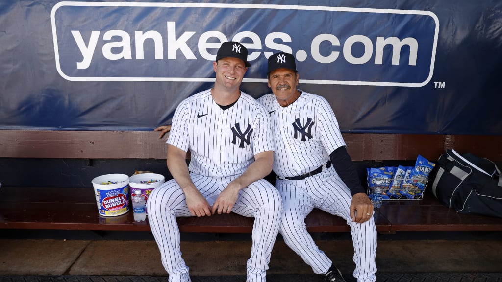 In 2022, Cole took the Yankees’ single-season strikeout record from Guidry (right), who himself claimed it from Chesbro, the very first pitcher in Yankees history. Guidry, the 1978 AL Cy Young Award winner, phoned Cole in the Yankees’ clubhouse to offer his congratulations after the right-hander finished the regular season with 257 strikeouts. (Photo Credit: New York Yankees)