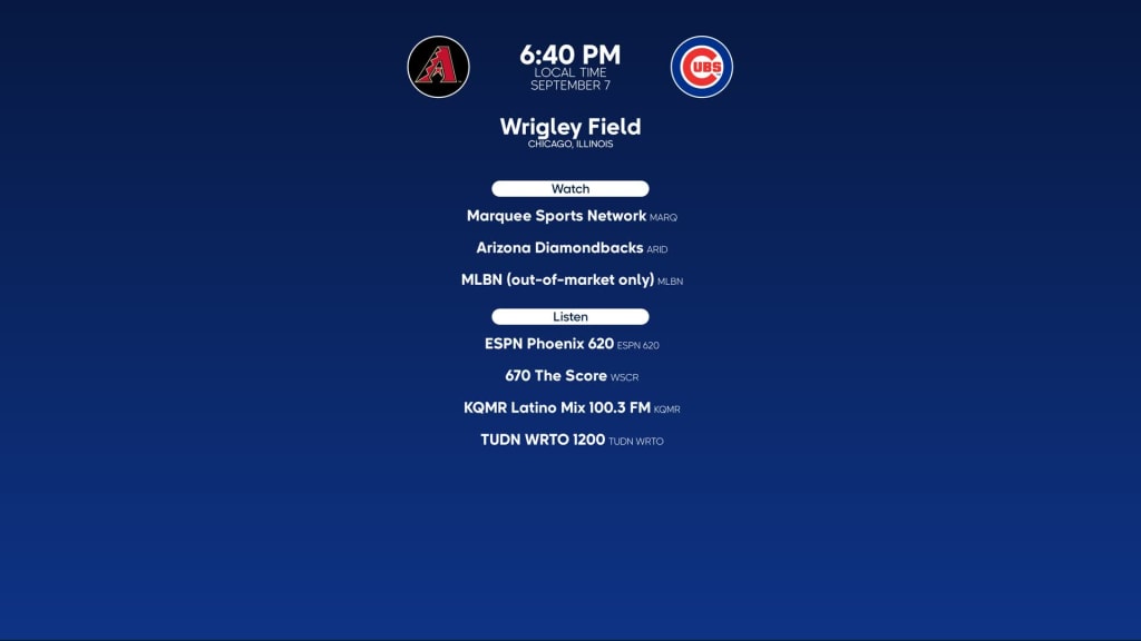 Chicago Cubs vs. Arizona Diamondbacks preview, Friday 7/16, 8:40