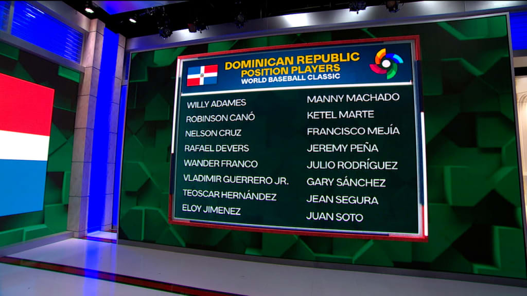 Team Dominican Republic World Baseball Classic 2023 roster