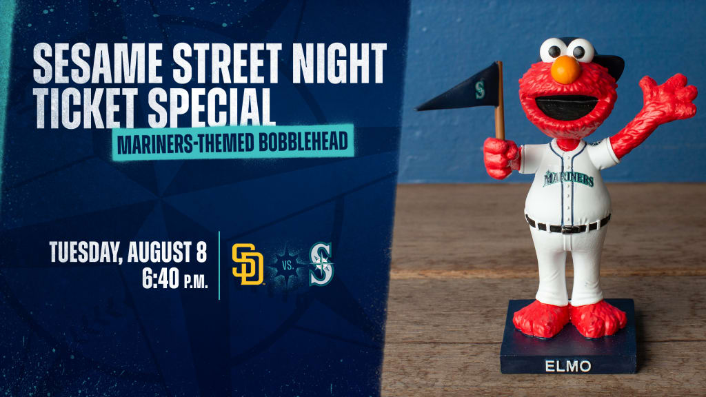 Mariner Moose Seattle Mariners 2023 City Connect Mascot Bobblehead Officially Licensed by MLB