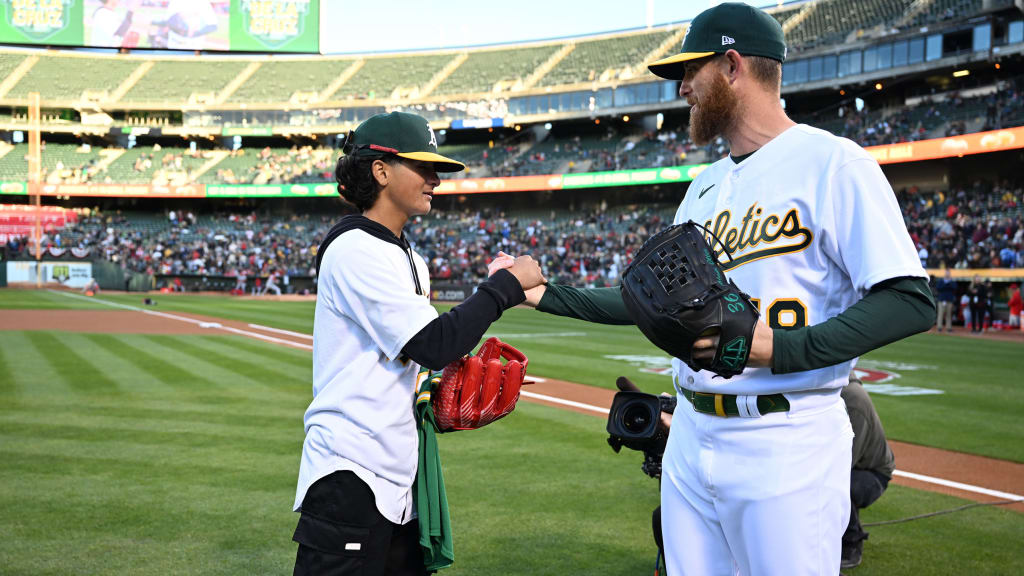 A's surprise Make-A-Wish participant on Opening Day