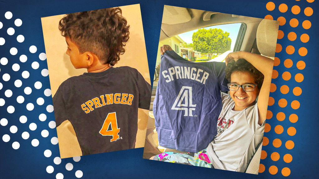 Family of George Springer. Left to right, father George Springer