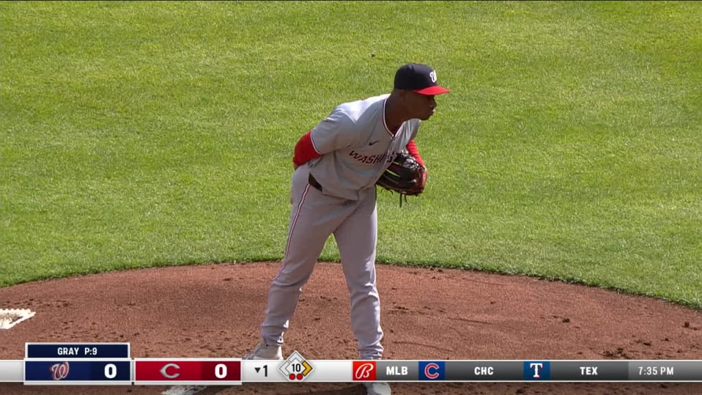 Josiah Gray records first strikeout of 2024