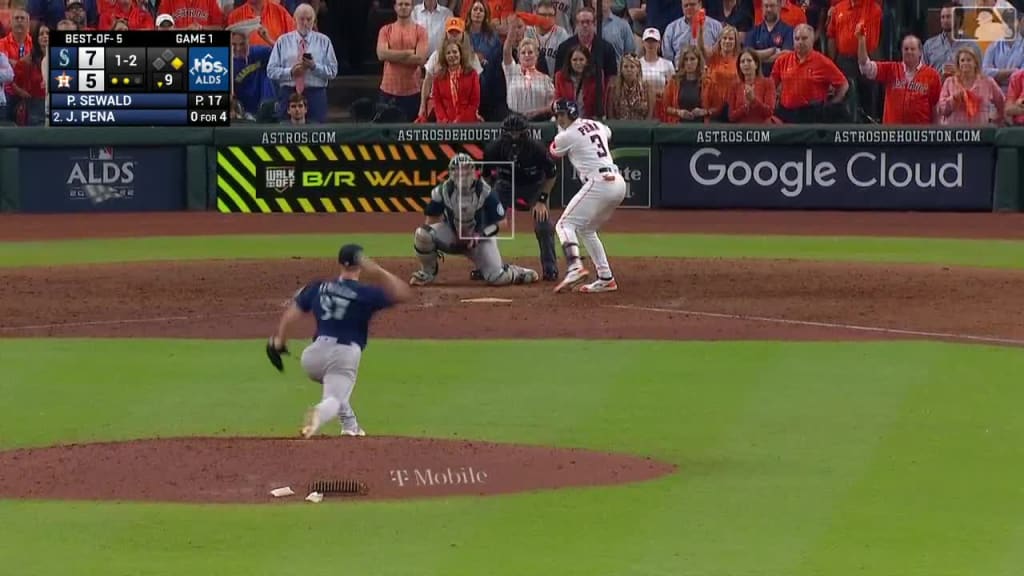 Astros fans at Minute Maid Park for Game 1 of ALDS