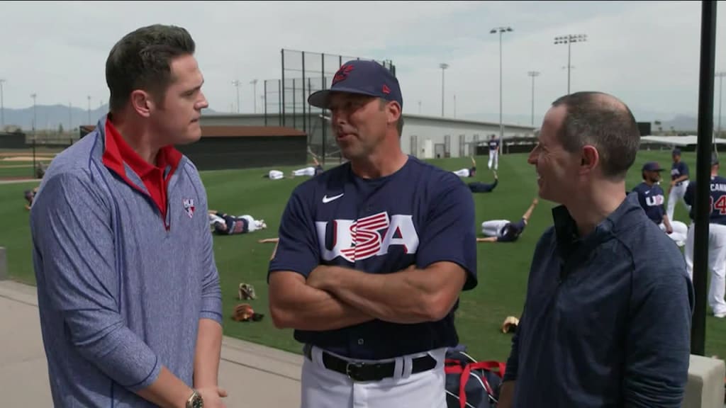 Team USA gathers for first World Baseball Classic workout