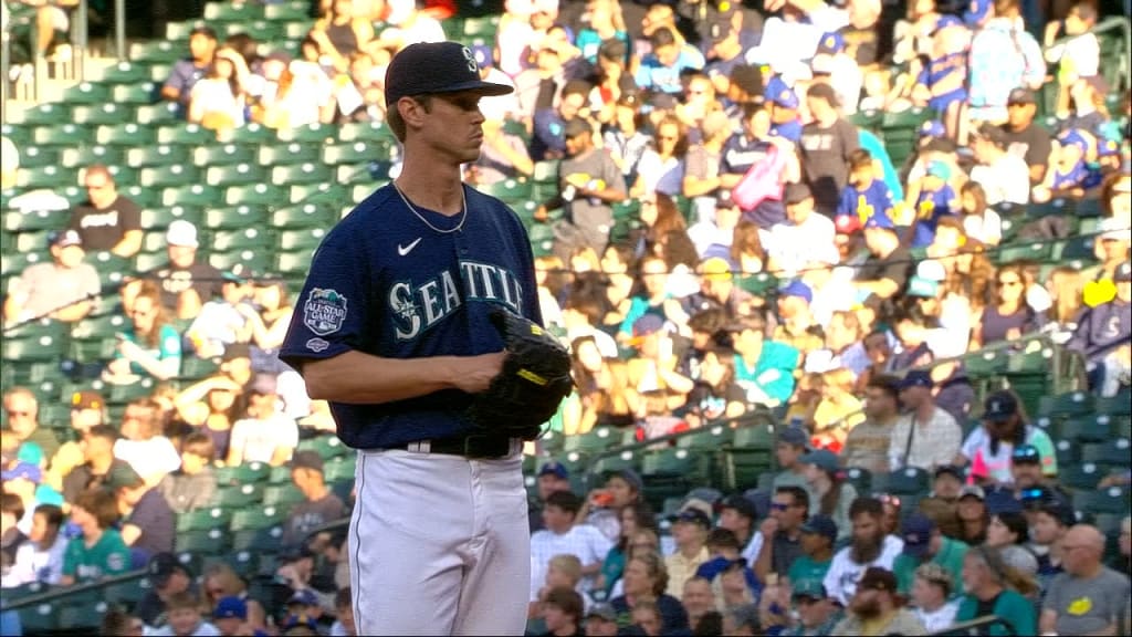 Mariners pitcher Emerson Hancock leaves game vs. Astros after two innings