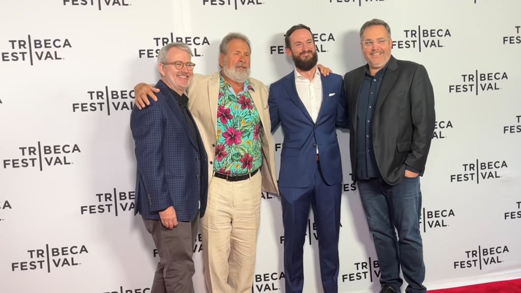 Director Morgan Neville, Mike Veeck, Night Train Veeck and Director Jeff Malmberg
