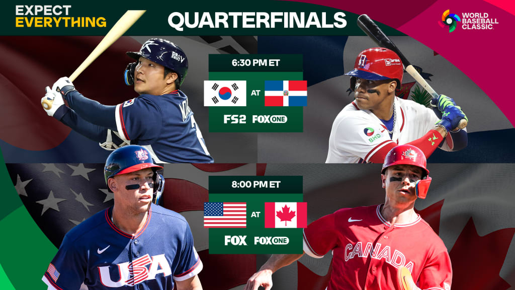 Watch World Baseball Classic quarterfinals live tonight