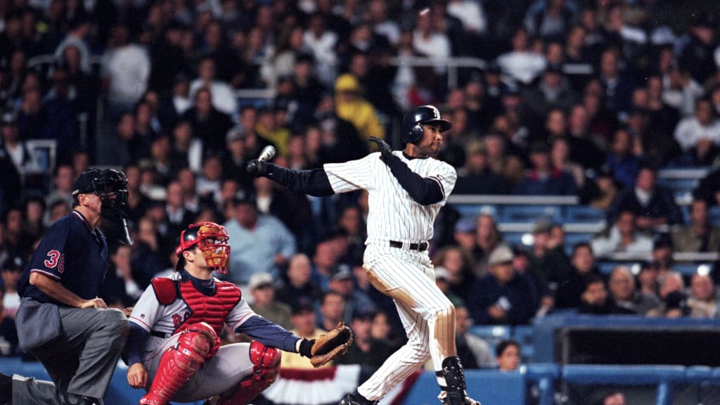 Baseball is, of course, a team game that also celebrates the individual. During a 16-year career spent entirely in pinstripes, Williams was rightly honored with five All-Star selections and four Gold Glove Awards. But for all his regular-season achievements, nothing compared to Williams’ four World Series titles, each of which saw him play a huge role in delivering the ultimate thrill to the fans who always showered him with love. (Photo Credit: Getty Images)