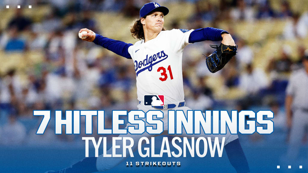Dodgers take combined no-hitter into 9th in win