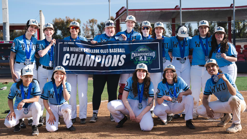 Western Washington University won the 2024 Baseball for All’s Women’s College Club Championship.