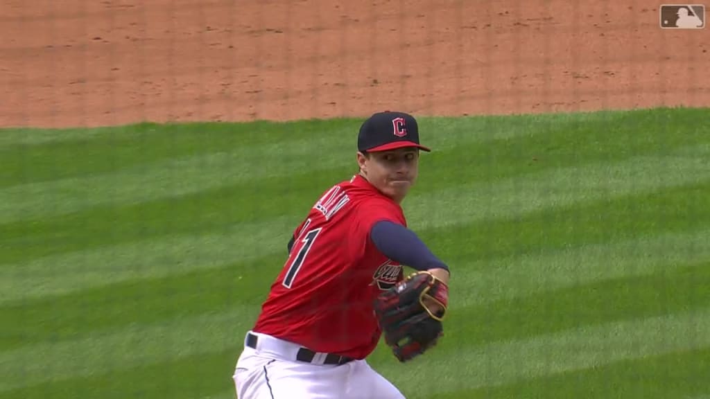 Guardians' Logan Allen strikes out 8, wins MLB debut