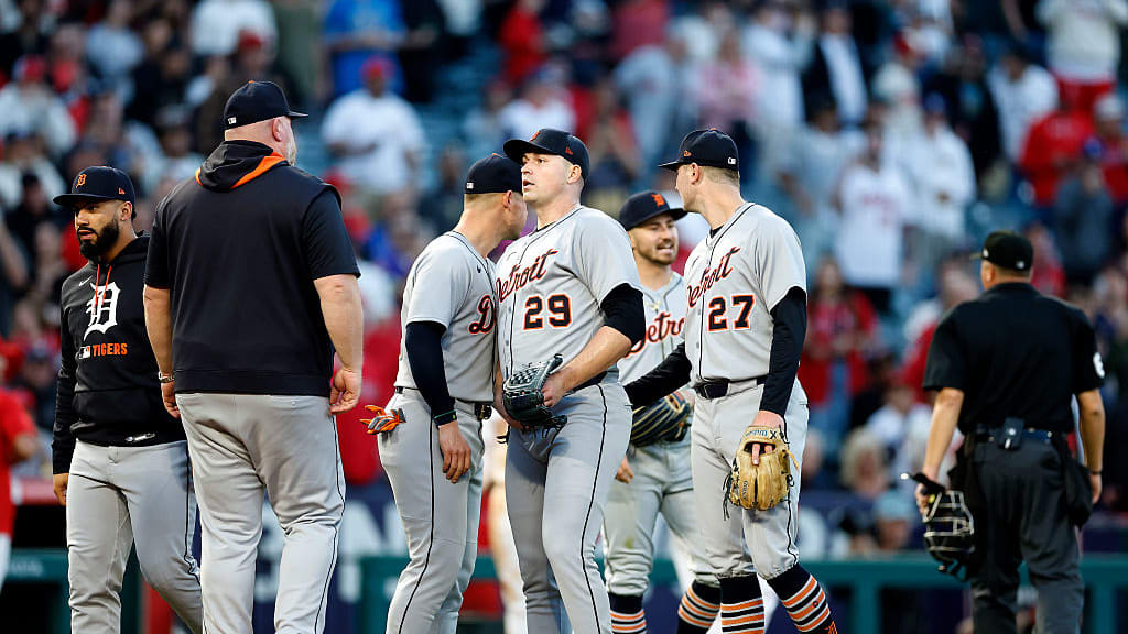 Tarik Skubal, Zach Neto in benches-clearing incident in Angels-Tigers game