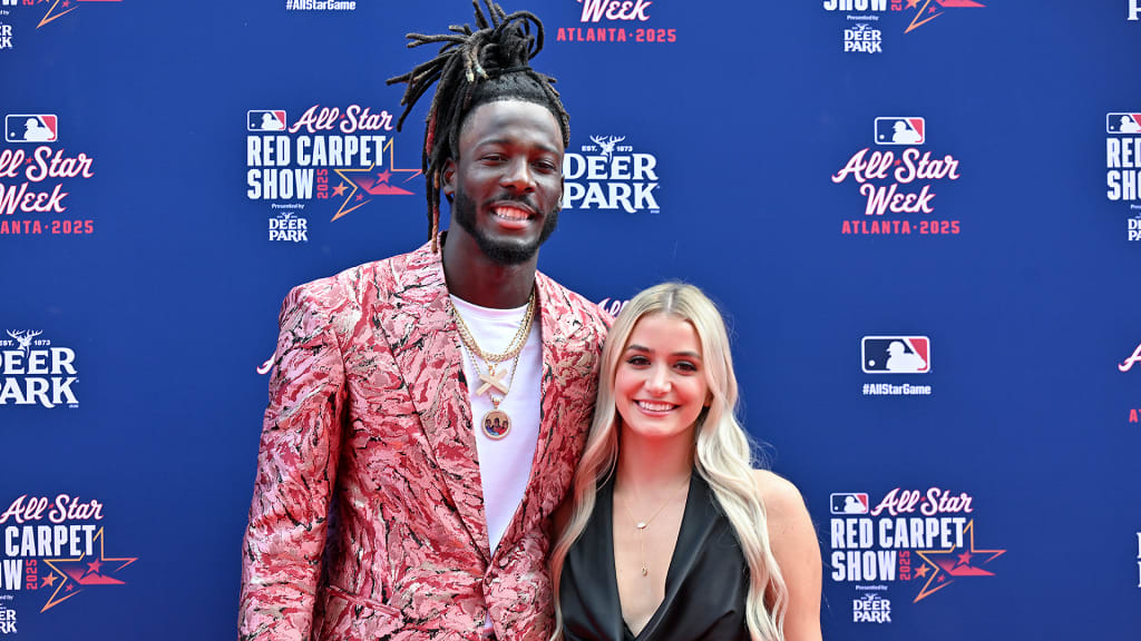 Elly De La Cruz at the All-Star Red Carpet Show