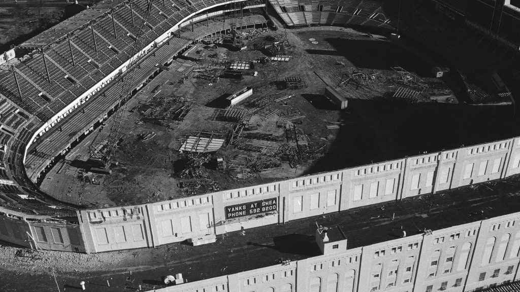 For two years, the Yankees played home games at Shea Stadium while the Stadium was being remodeled.
