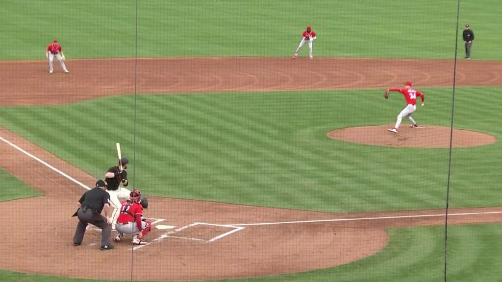 Luke Weaver strikes out Haniger