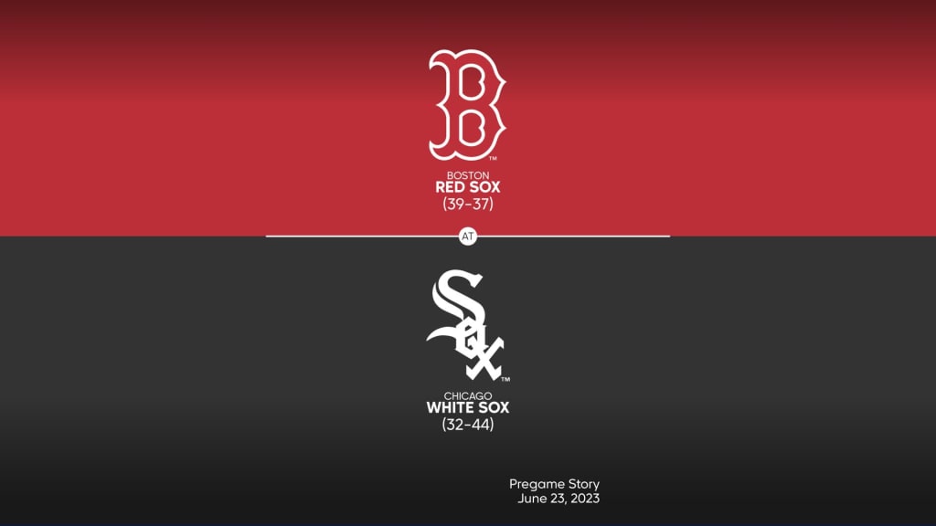 Starting lineups for Red Sox at White Sox - June 23, 2023