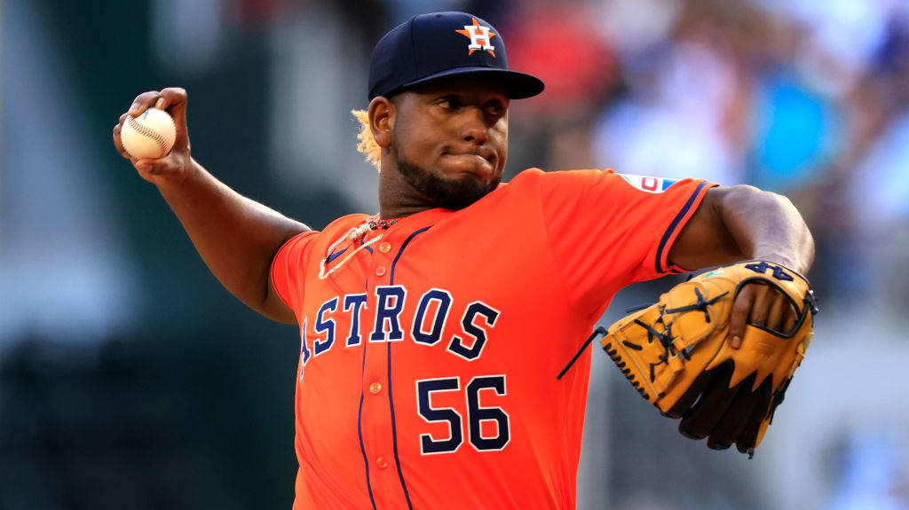 Ronel Blanco loses no-hit bid in sixth inning of Astros' win over Rangers