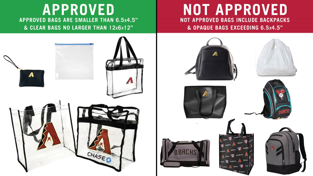 Clear Bag Policy Arizona Diamondbacks