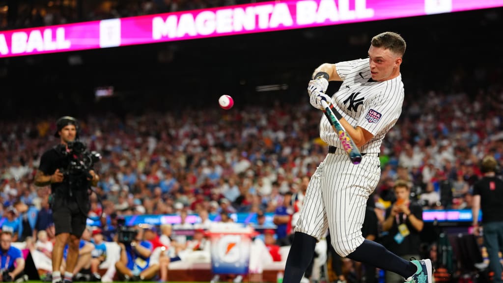 On All-Star Monday, Rice enjoyed every part of the spectacle as he took part in the Home Run Derby with his father, Dan, pitching to him.