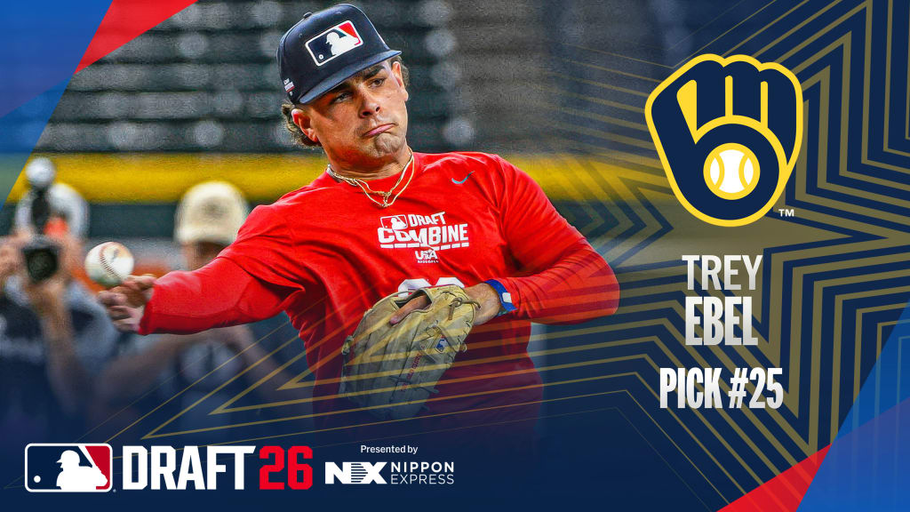 Brewers draft high school shortstop Trey Ebel at No. 25