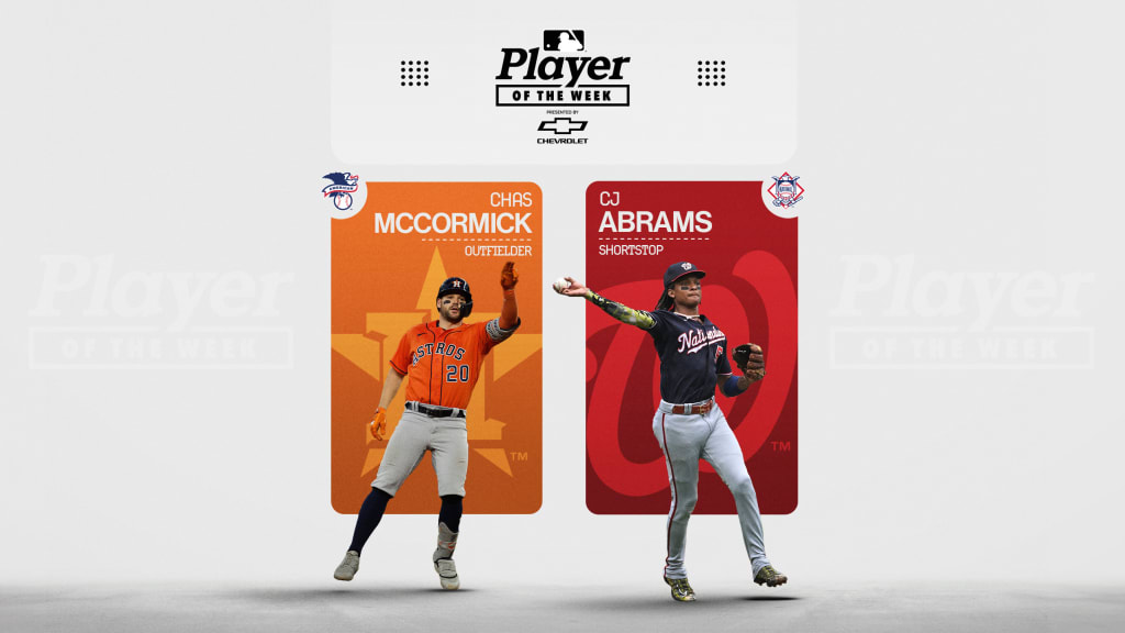 Houston Astros: Chas McCormick earns AL player of the week after 3