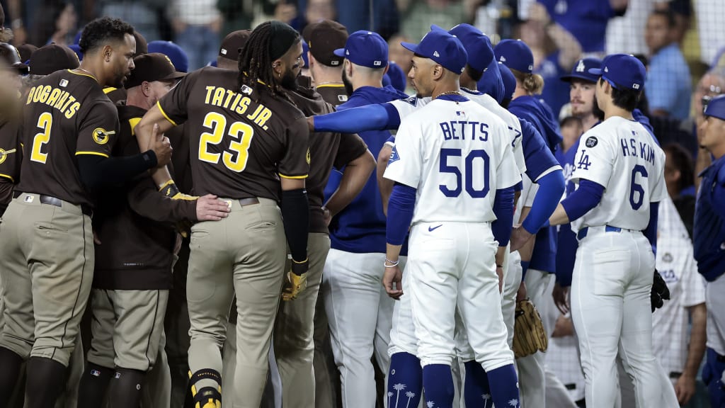 Built-up tensions boil over in heated Padres-Dodgers finale