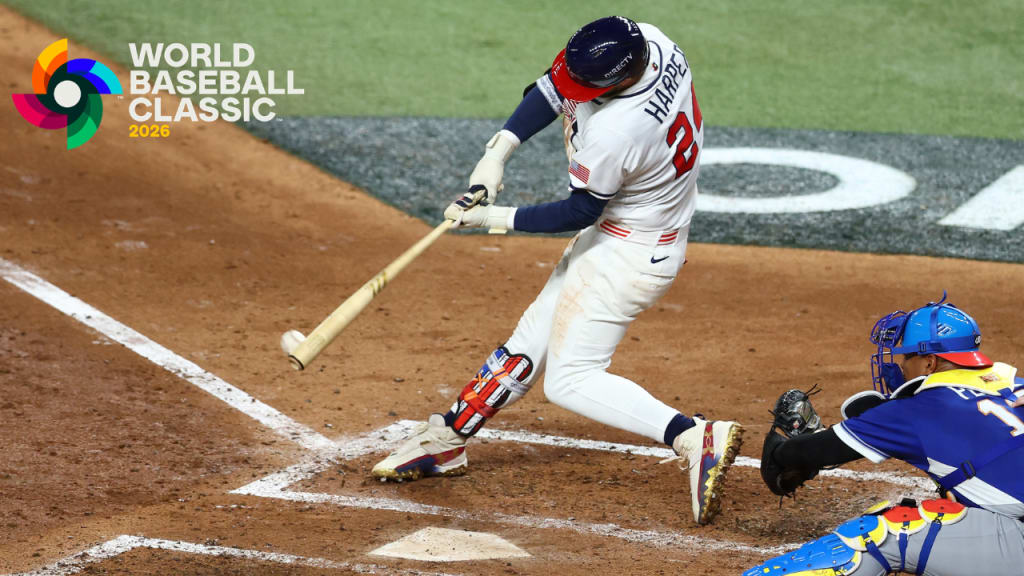 LIVE: With 1 swing, Harper pulls USA even with Venezuela in title game