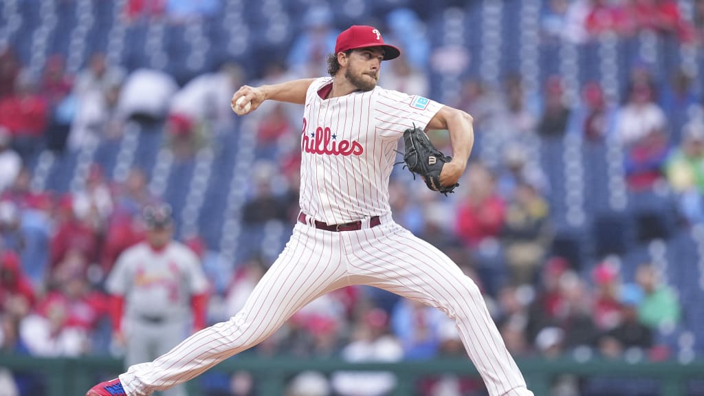 Aaron Nola strikes out Brendan Donovan