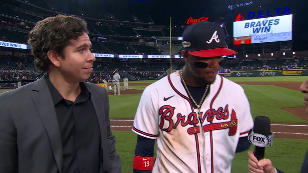 Ronald Acuña Jr. on hit-by-pitch