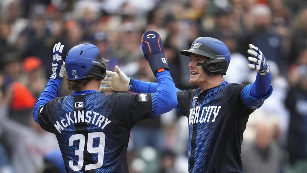 Tigers rally for seven runs in the 2nd