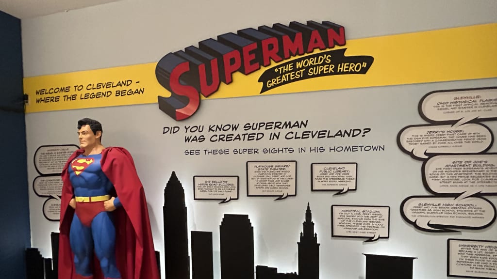 The iconic character's birthplace is memorialized in Cleveland's Hopkins Airport (Tim Stebbins/MLB.com)