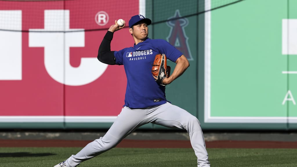 ドジャース大谷翔平が二刀流復帰に向け投球練習再開