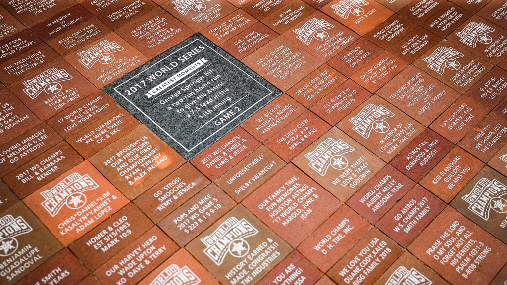 Commemorative Bricks | Houston Astros