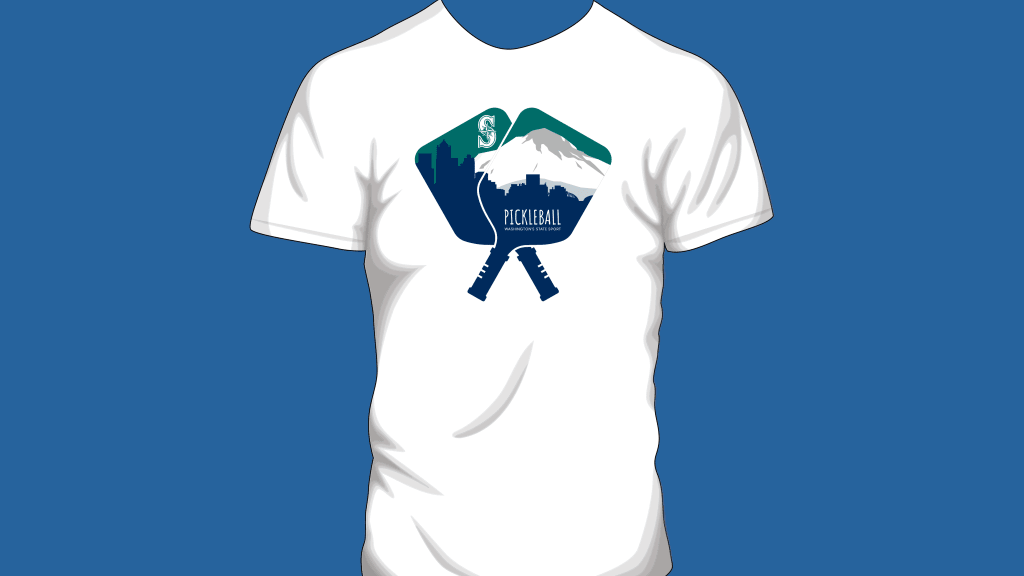 Seattle Mariners T-Mobile Park T-Shirt from Homage. | Teal | Vintage Apparel from Homage.