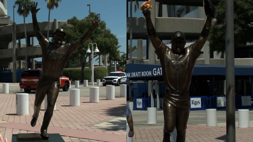 Rays unveil two statues honoring biggest moments in franchise history