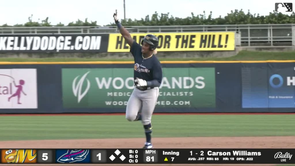 Tre' Morgan's solo homer