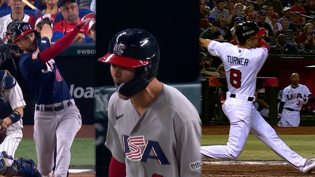 Trea Turner hits record-tying fifth World Baseball Classic