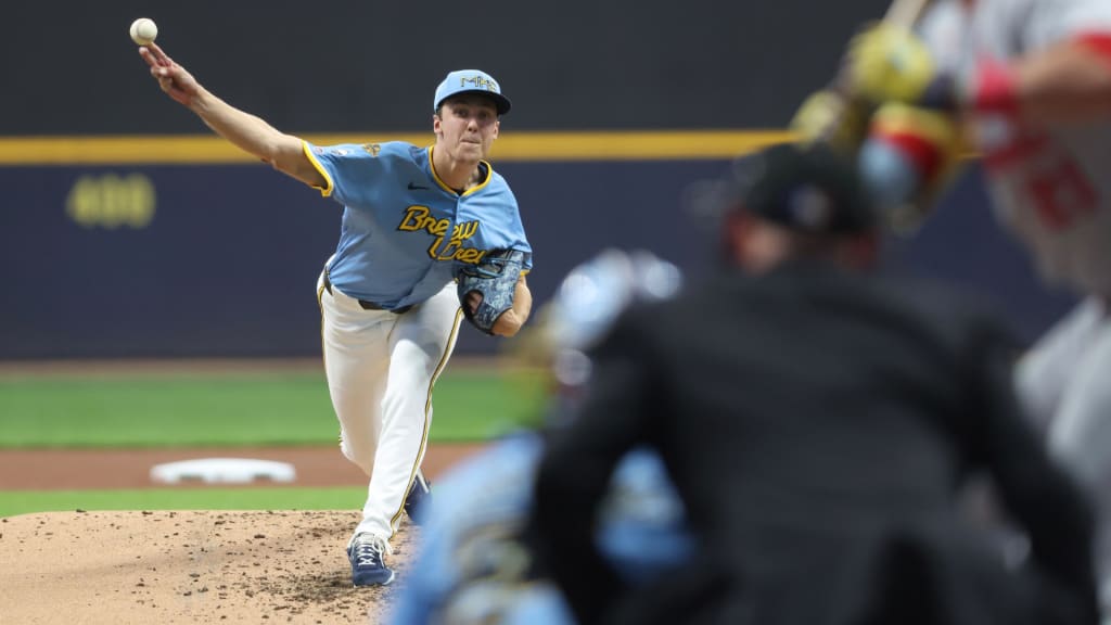 Tall tale: Crew's 6-foot-7 flamethrower unhittable in MLB debut