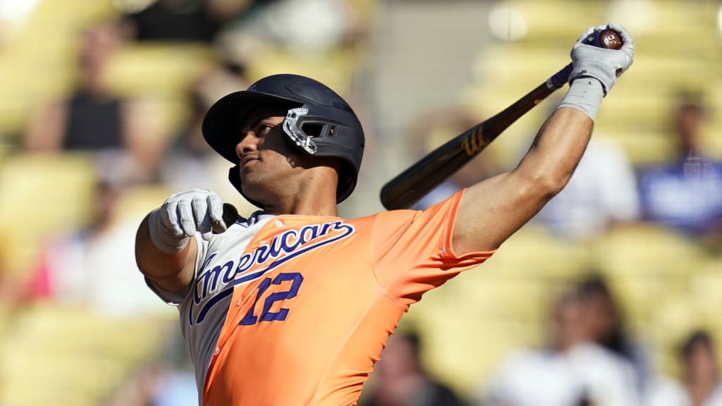 Jasson Domínguez, who was scouted by Donny Rowland, at the 2022 All-Star Futures Game