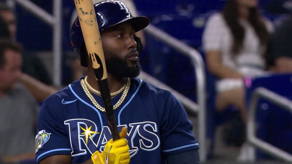 Tampa Bay Rays MLB Majestic T Shirt Jersey B.J. Upton Size Medium Blue