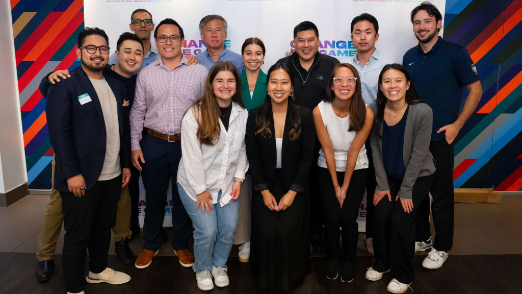 MLB staff members attend the 2024 Asian American and Pacific Islander Sports and Culture Symposium. (Daniel Shirey/MLB Photos)