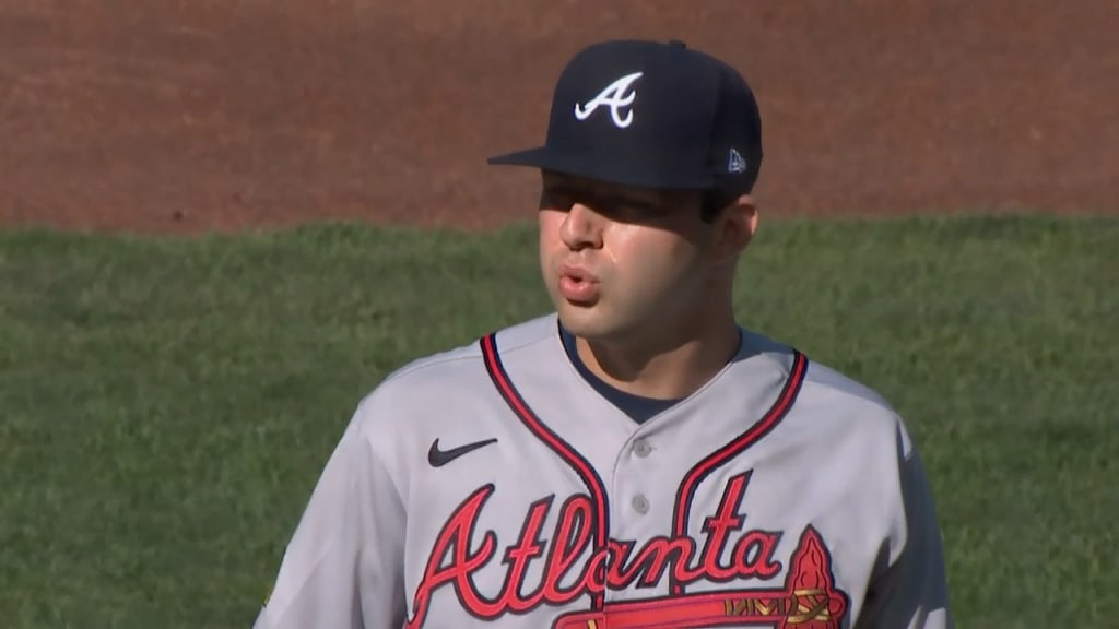 Atlanta Braves starting pitcher Jared Shuster (45) delivers in the first  inning of a baseball game against the Philadelphia Phillies, Friday, May  26, 2023, in Atlanta. (AP Photo/Brynn Anderson Stock Photo - Alamy