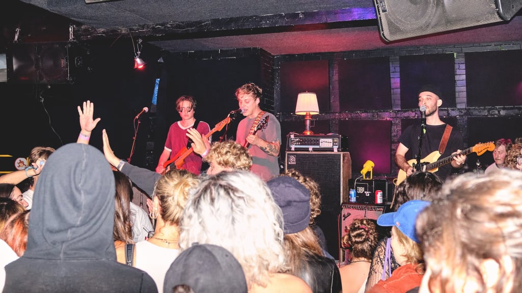 Petite League performs at Alphaville in Brooklyn, NY. Photo by Liam Sheehan.