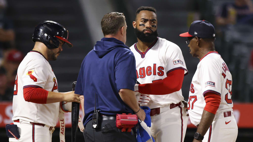 Luis Rengifo exits early with an apparent injury
