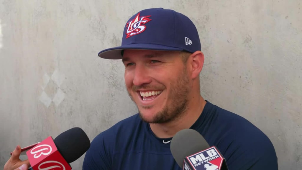 Rosenthal: An exuberant Mike Trout is thriving as captain of Team USA in  WBC - The Athletic
